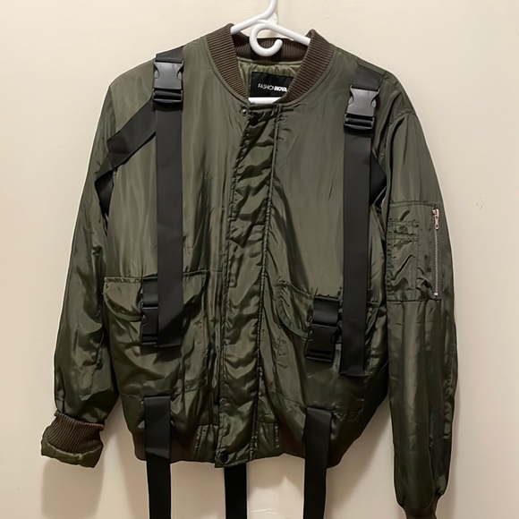 Green Bomber Jacket - Picture 1 of 10
